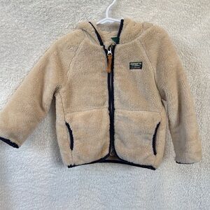 Cozy Tan Fleece Jacket with Hood
